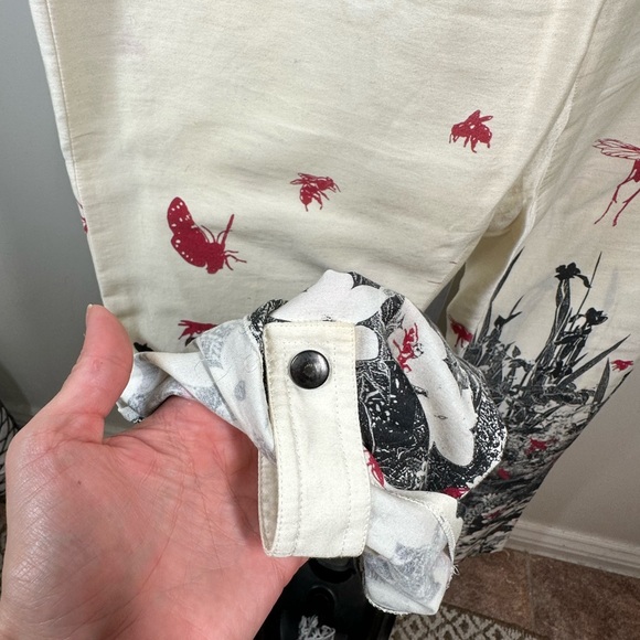 Vintage Balmain Paris Printed Pantsuit set size 4 - Picture 2 of 9